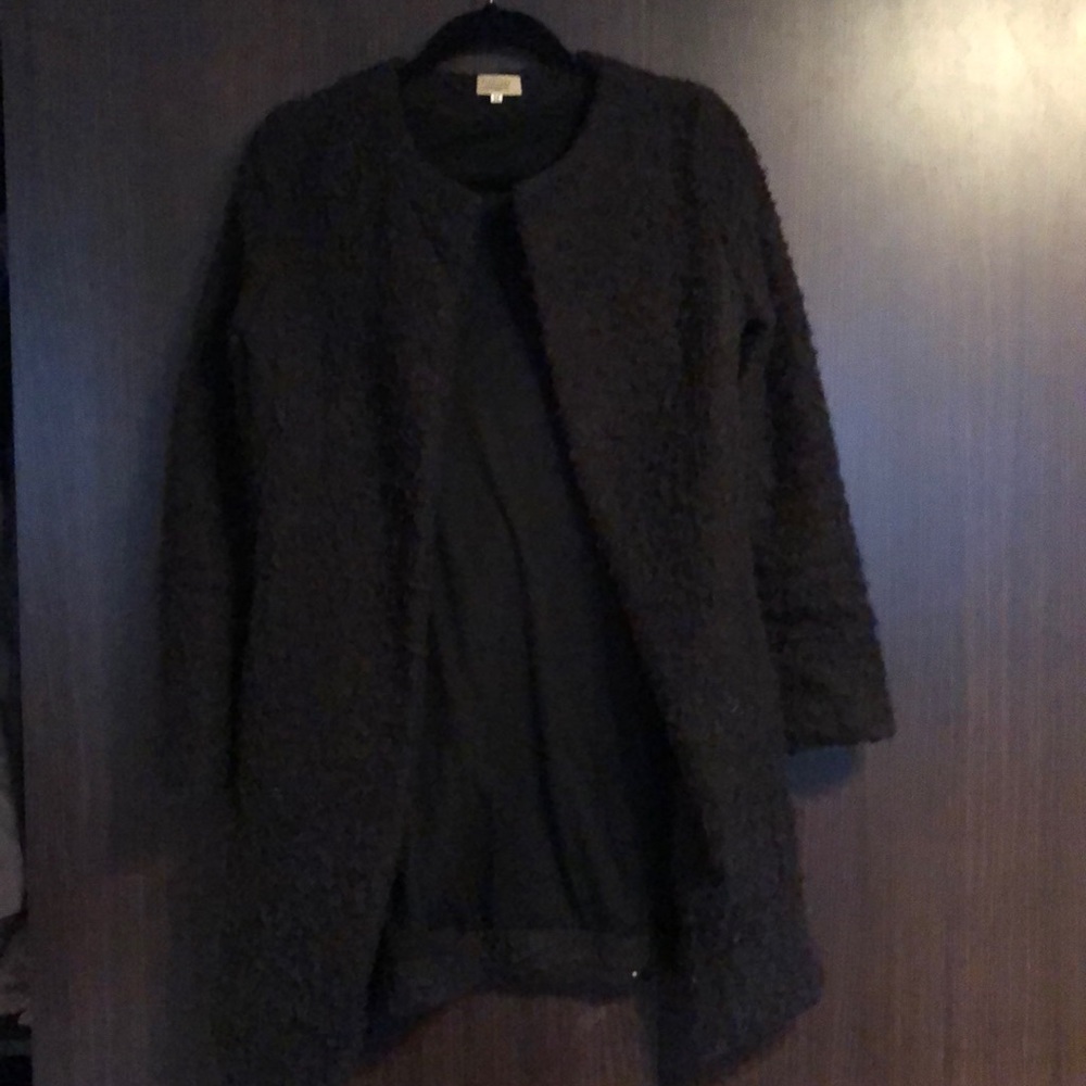 Black brandy Melville open coat